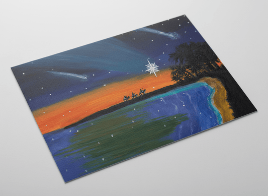 3 Kings - A6 Christmas Card - Travel Through Art Studio