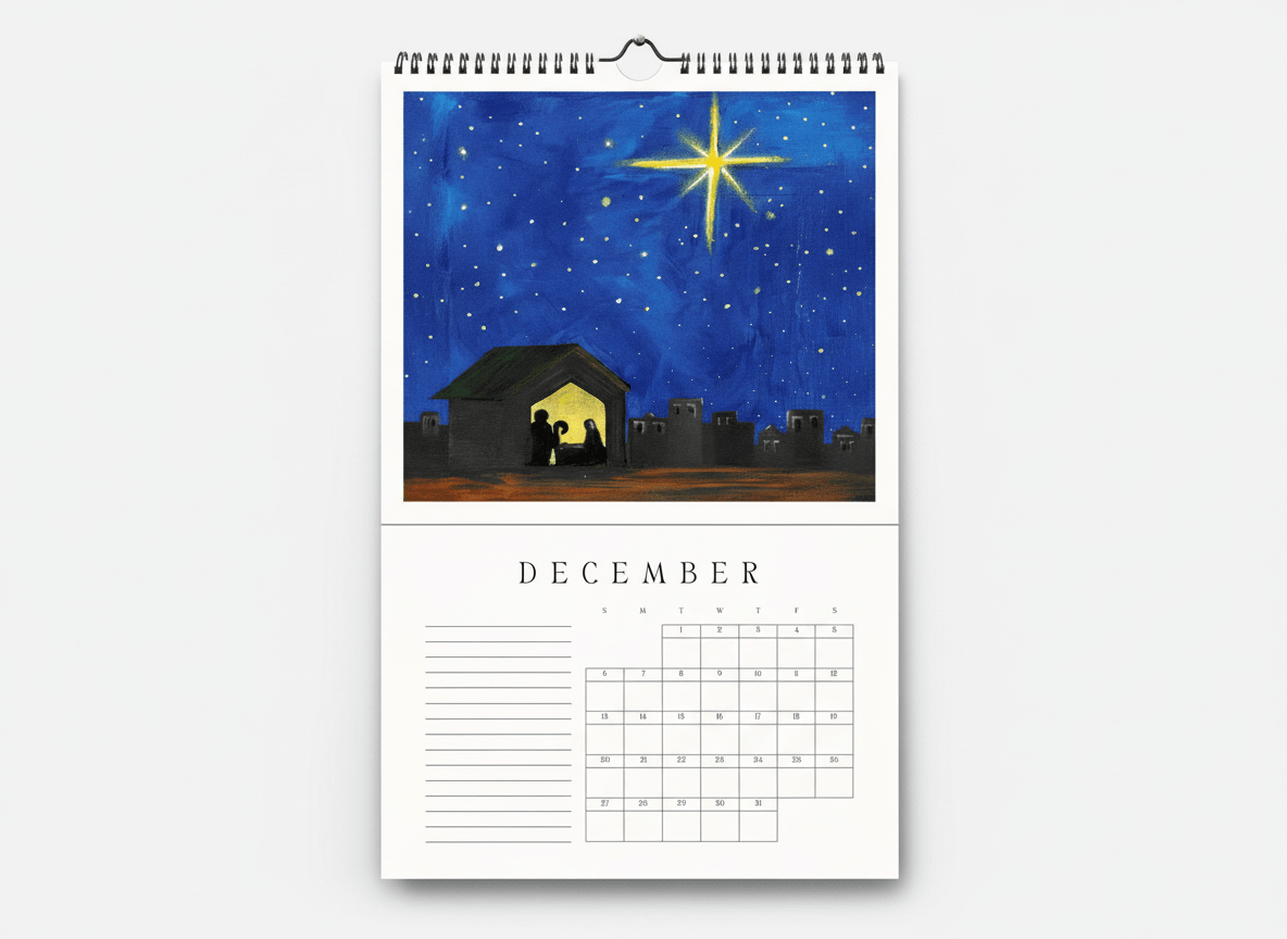 Art Explorers 2026 Wall Calendar - A4 - Travel Through Art Studio