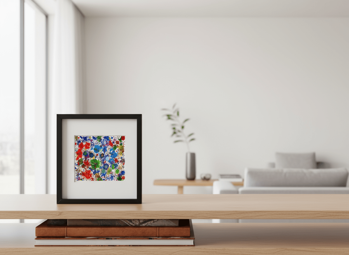 Fireworks of Feelings - A6 Postcard - Travel Through Art Studio