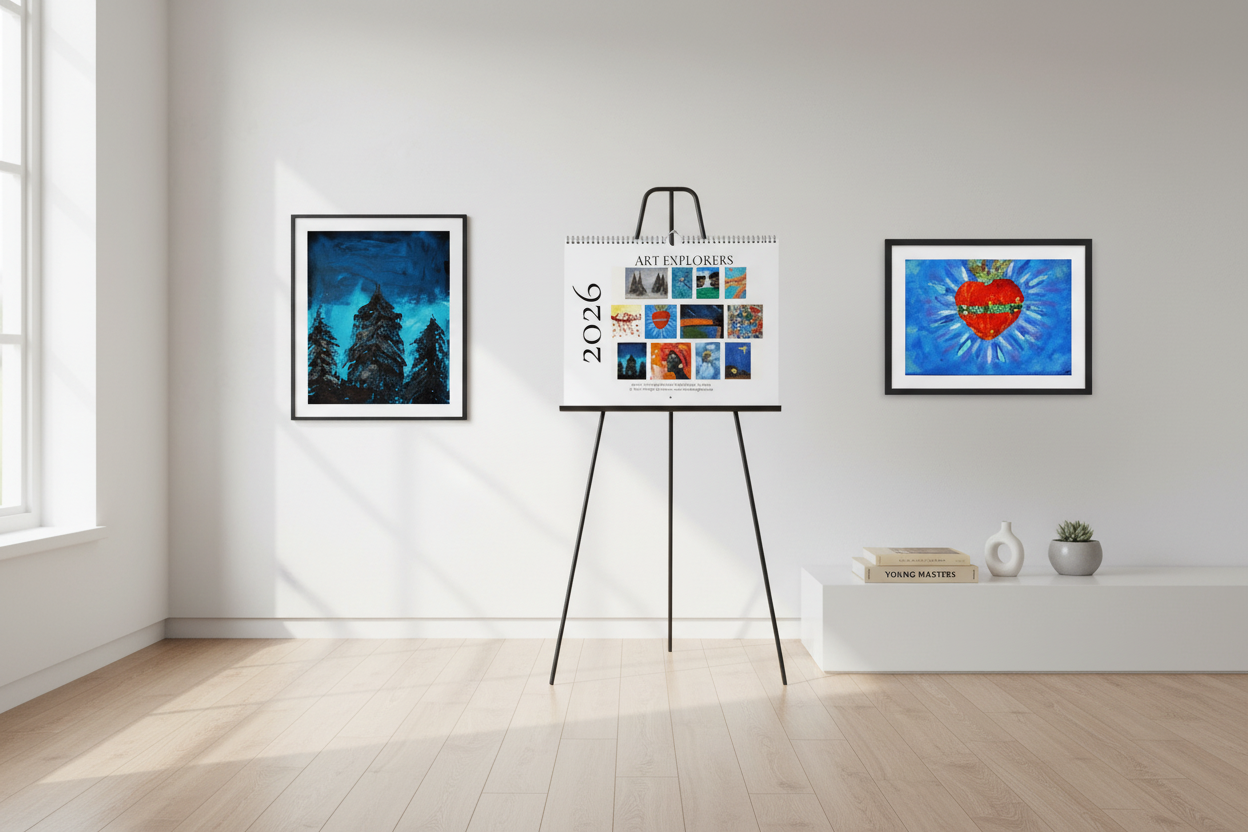 Gallery-positioned calendar image