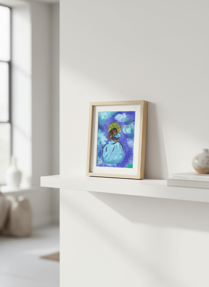 Hail Holy Queen - A6 Postcard - Travel Through Art Studio