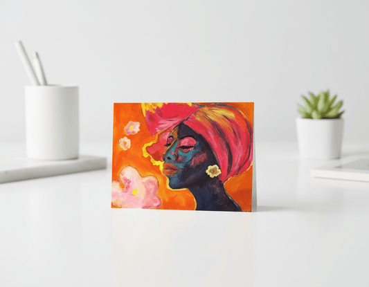 My Roots My Story - A6 Postcard - Travel Through Art Studio