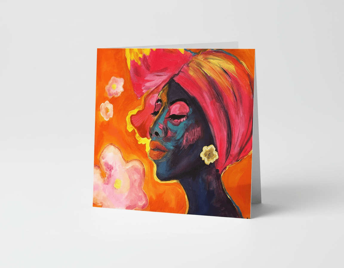 My Roots My Story - Greeting Card - Travel Through Art Studio