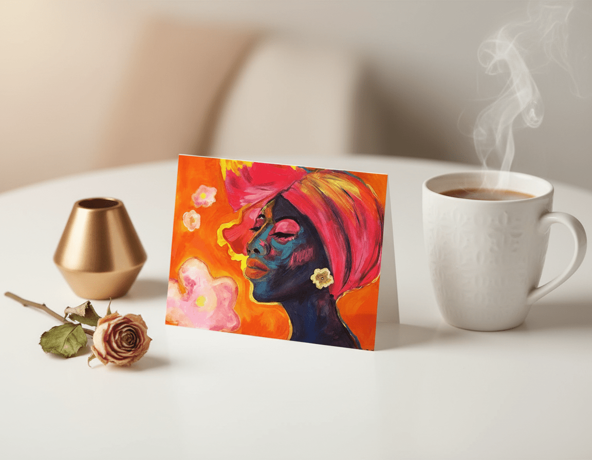 My Roots My Story - Greeting Card - Travel Through Art Studio