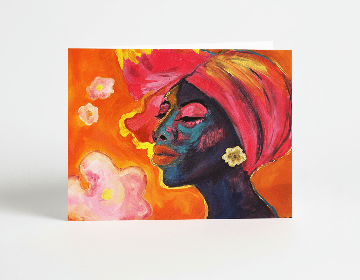 My Roots My Story - Greeting Card - Travel Through Art Studio