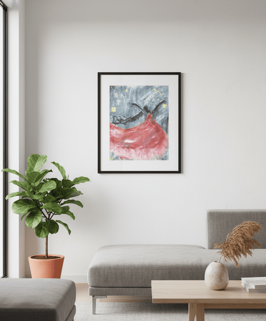 Waltz in Motion - A4 Art Print - Travel Through Art Studio